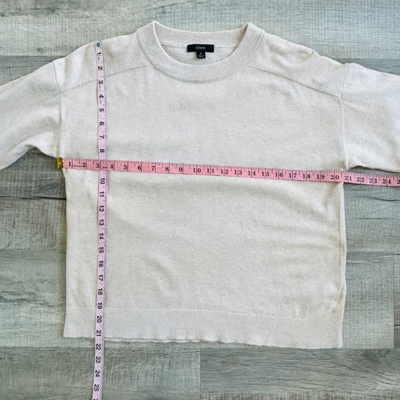 J. CREW cashmere blend pullover crewneck sweater (size S) - Picture 10 of 12